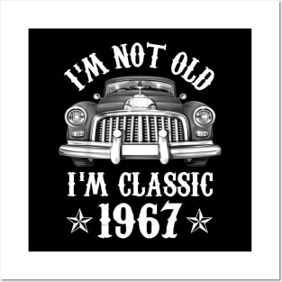55 Year Old Vintage 1967 Classic Car 55th Birthday Gifts Posters and Art